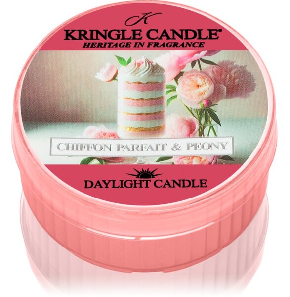 Kringle Candle Chiffon Parfait & Peony čajová sviečka 42 g