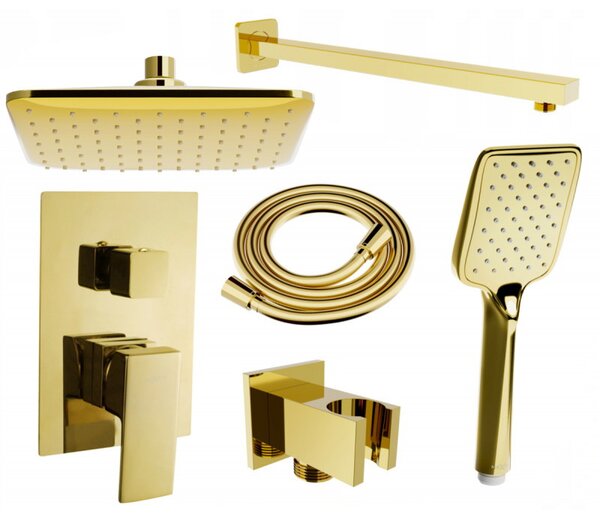 Mexen Uno DR62 podomietkový sprchový set, zlatá, 71435DR62-50