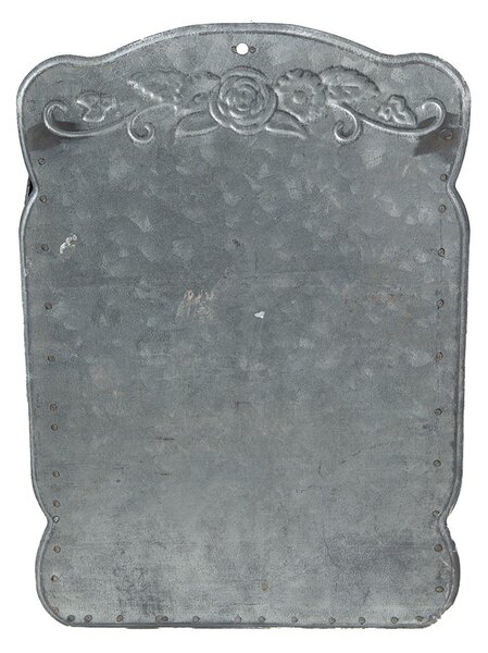 Čierna antik poštová schránka s kvetmi Country Courier - 26*10*35 cm - Clayre & Eef