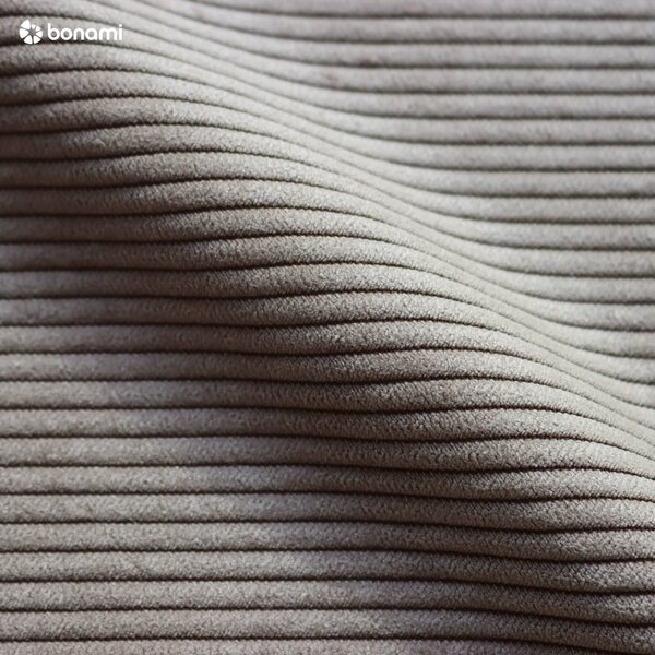 Čalúnená dvojlôžková posteľ taupe s úložným priestorom s roštom 160x200 cm Thessa Bold – Selection