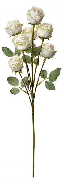 Ružová umelá vetvička ruža Rose pink - 8*8*55 cm - Clayre & Eef