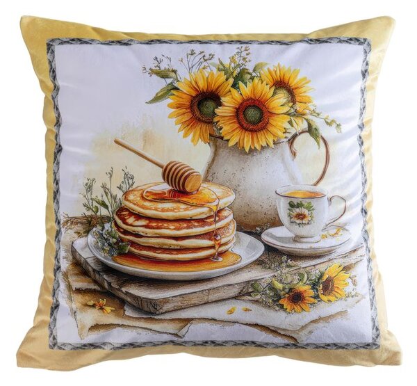 Sada 3 ks obliečok na vankúšiky SUNFLOWERS 45 x 45 cm