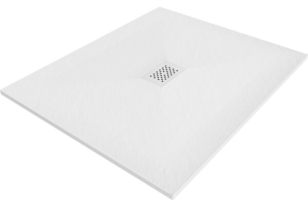 Mexen Hugo, obdĺžniková sprchová vanička SMC 110 x 100 cm, biela, biela krytka, 42101011-W
