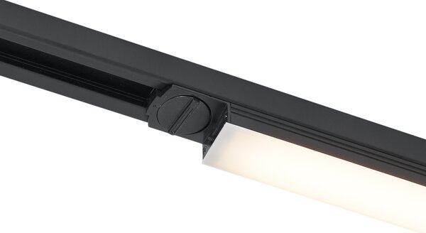 Moderné čierne stropné svietidlo pre 1-fázový koľajnicový systém 15W 1180 lm 2700-3800K - Iconic Tsiri