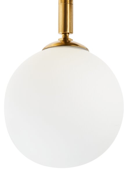 Stropná lampa mosadzná sklo kov železo s 3 svetlami moderný glamour štýl osvetlenie obývacia izba
