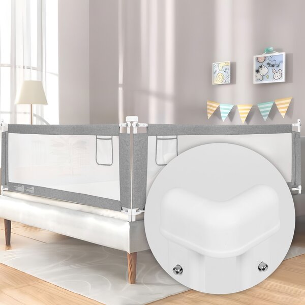 ECOTOYS Zábrana na posteľ 160 cm detská poistka ECOTOYS