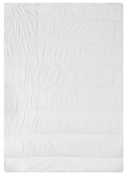 Posteľná prikrývka poťah z bavlny a lyocellu polyesterová výplň 155 x 220 cm ľahký letný paplón na jednolôžkovú posteľ