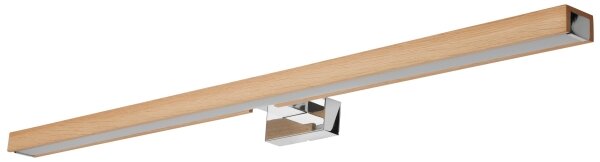 Brilagi-LED Kúpeľňové osvetlenie zrkadla WOODY MIRROR LED/15W/230V IP44 dub/chróm
