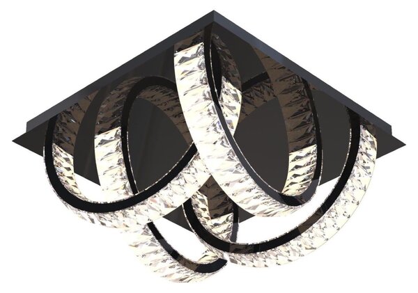 Zuma Line MX3274-4-3BCT - LED Stropné svietidlo TULA LED/23,5W/230V čierna