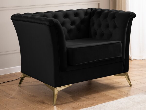 ELEGANTNÉ KRESLO SARAH V ŠTÝLE CHESTERFIELD
