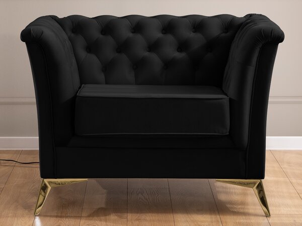 ELEGANTNÉ KRESLO SARAH V ŠTÝLE CHESTERFIELD
