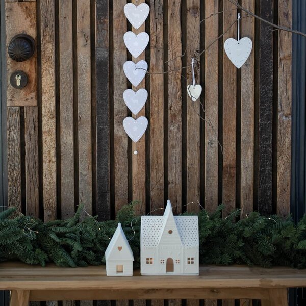 Porcelánový svietnik Gingerbread House Heart
