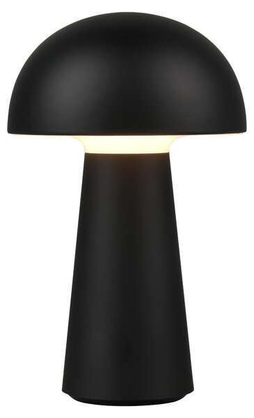 Trio Leuchten - Dizajnová vonkajšia stolová lampa čierna dobíjateľná 3-stupňová stmievateľná - Daniel dotykový stmievač I Stmievateľná I Vonkajšie osvetlenie - Plastová guľatá - I (nevymeniteľná) LED