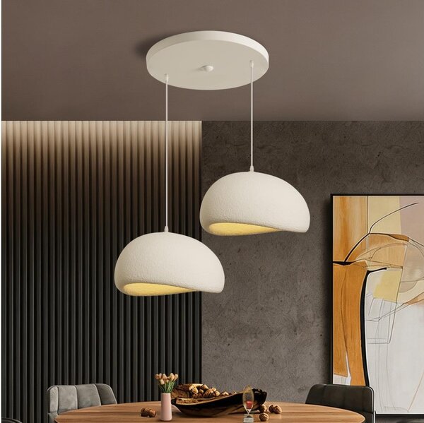 BRILAGI - Závesný luster na lanku WABI SABI 2xE27/60W/230V biela