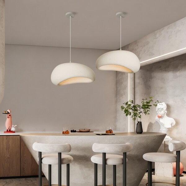 BRILAGI - Závesný luster na lanku WABI SABI 1xE27/60W/230V pr. 50 cm biela