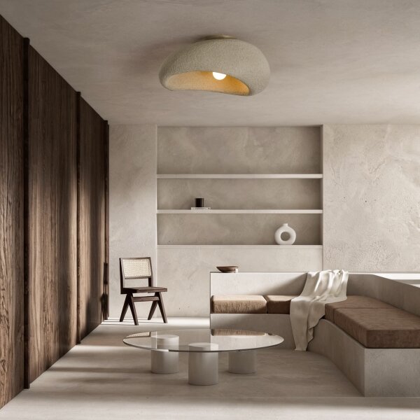 BRILAGI - Stropné svietidlo WABI SABI 1xE27/60W/230V priemer 40 cm béžové
