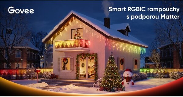 Govee - LED RGBIC Vonkajšie cencúľové svetlá 10 m Wi-Fi Matter IP65