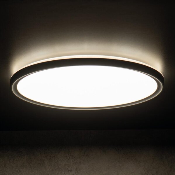 Kanlux 31501- LED Kúp. str. svietidlo AZPO LED/11,8W/230V pr. 22,5 cm IP54 čierna