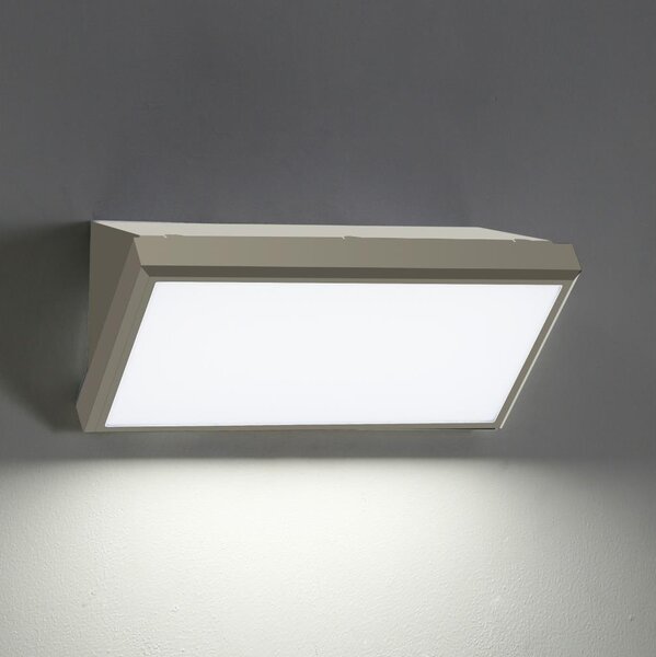 Brilagi - LED Vonkajšie nástenné svietidlo TRIANGLE LED/20W/230V šedá IP65