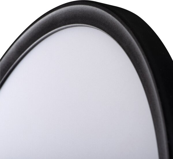 Kanlux 31501- LED Kúp. str. svietidlo AZPO LED/11,8W/230V pr. 22,5 cm IP54 čierna