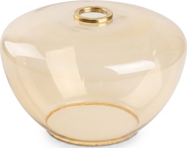 BRILAGI-LED Luster na lanku RETRO GLASS 2xE27/60W/230V matný chróm/dymová béžová