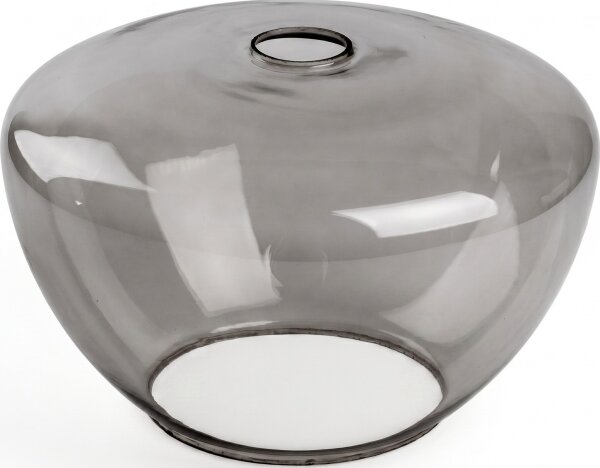 BRILAGI - LED luster na lanku RETRO GLASS 2xE27/60W/230V matný chróm/dymová sivá