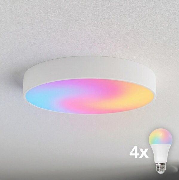 BRILAGI - LED RGBW stmievateľné stropné svietidlo CLARE 4xE27/12W/230V biele