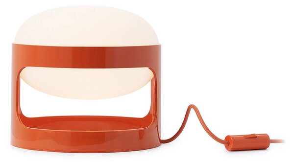 Stolová lampa Kartell KD28, oranžová, Ø 25 cm, E14-LED, Žltá / oranžová, Obývacia izba / jedáleň, Plast, Dizajn