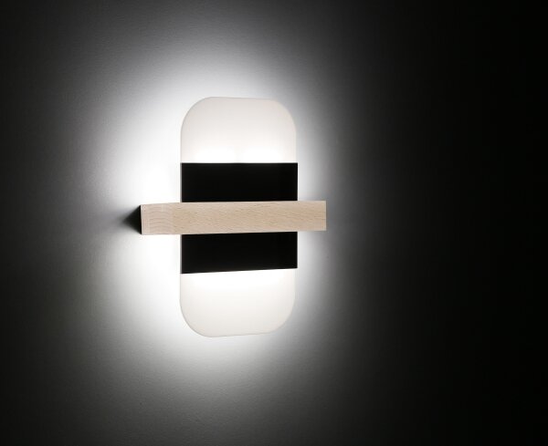 LED Nástenné svietidlo APRIL LED/6W/230V biela/čierna
