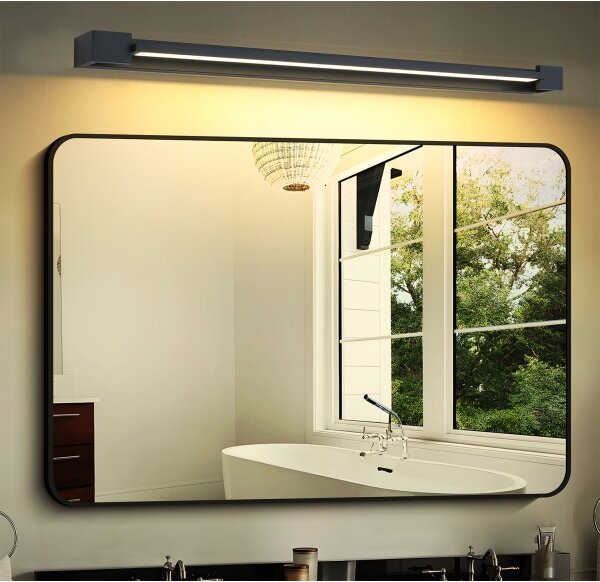 Brilagi-LED Kúpeľňové osvetlenie zrkadla AQUA LINE LED/24W/230V 90 cm IP44 čierne