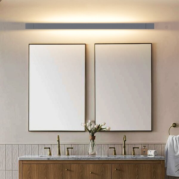 Brilagi-LED Kúpeľňové osvetlenie zrkadla AQUA LINE LED/36W/230V 120 cm IP44 antracit