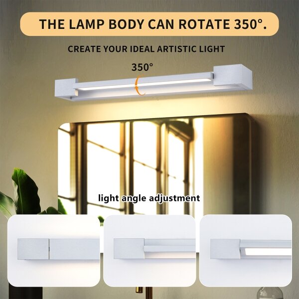 Brilagi-LED Kúpeľňové osvetlenie na zrkadlo AQUA LINE LED/12W/230V 45 cm IP44 matný chróm