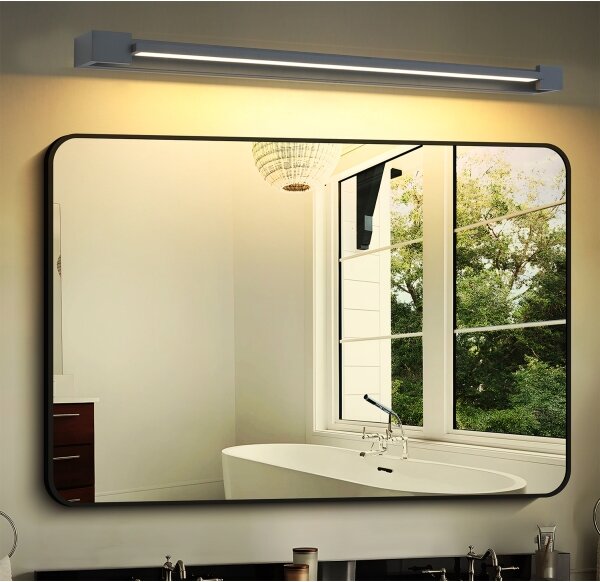 Brilagi - LED kúpeľňové osvetlenie zrkadla AQUA LINE LED/24W/230V 90 cm IP44 antracit