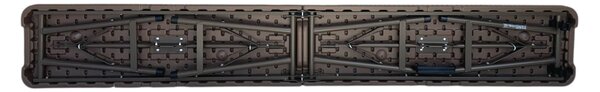 TENTino Plastová skladacia lavica RATTAN 180 cm