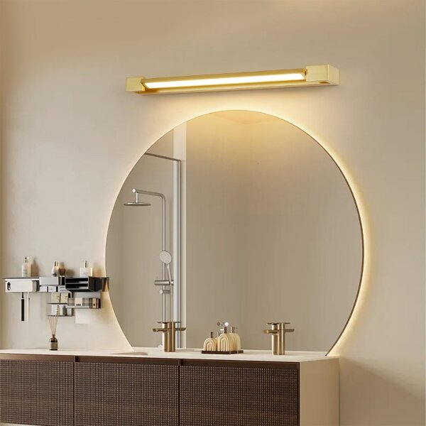 Brilagi-LED Kúpeľňové osvetlenie zrkadla AQUA LINE LED/18W/230V 60 cm IP44 zlaté