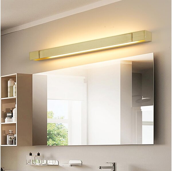 Brilagi-LED Kúpeľňové osvetlenie zrkadla AQUA LINE LED/18W/230V 60 cm IP44 zlaté