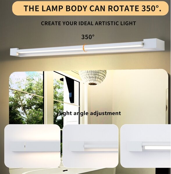 Brilagi- LED osvetlenie zrkadla do kúpeľne AQUA LINE LED/24W/230V 90 cm IP44 biela