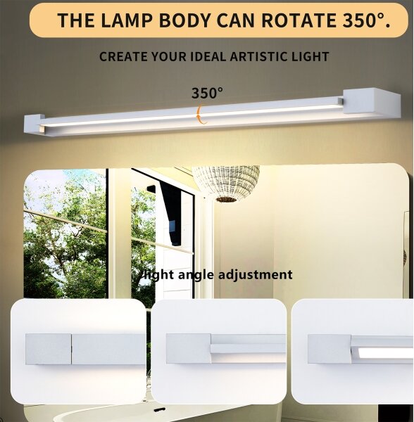 Brilagi-LED Kúpeľňové zrkadlo s osvetlením AQUA LINE LED/24W/230V 90 cm IP44 matný chróm