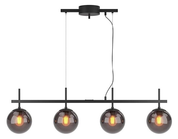 ByRydens 4202360-4505 - Závesný luster BOYLE na lankách 4xE27/8W/230V