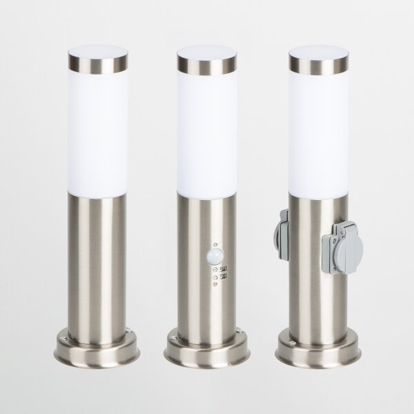 Brilagi - Vonkajšie svietidlo NOVA 1xE27/15W/230V 40 cm IP44 matný chróm