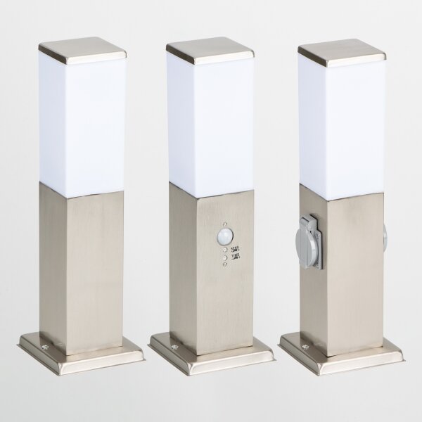 Brilagi - Vonkajšie svietidlo NOVA 1xE27/15W/230V 40 cm IP44 matný chróm