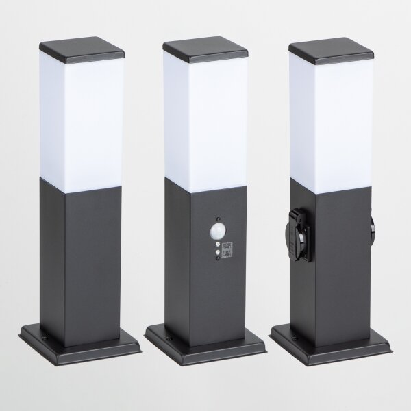 Brilagi - Vonkajšie svietidlo so senzorom NOVA 1xE27/15W/230V 40 cm IP44 čierne