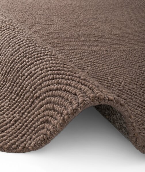 Hanse Home, Kusový koberec Calmio 106219 Taupe kruh, 120x120 (priemer) kruh, hnedá, obývacia izba