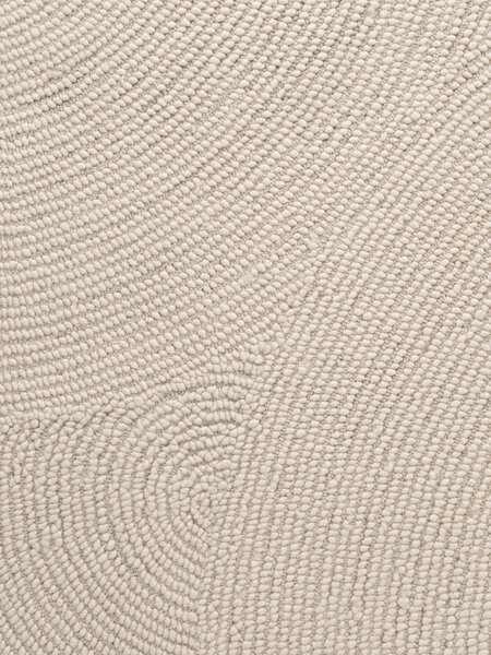 Hanse Home, Kusový koberec Calmio 106220 Natural White kruh, 120x120 (priemer) kruh, biela, obývacia izba