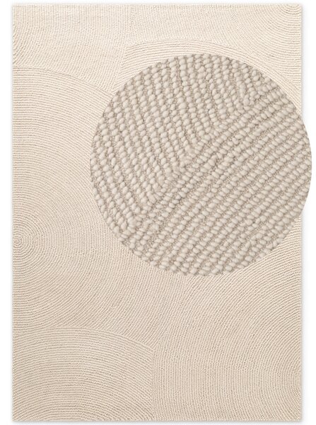 Hanse Home, Kusový koberec Calmio 106220 Natural White, 120x180, biela, obývacia izba