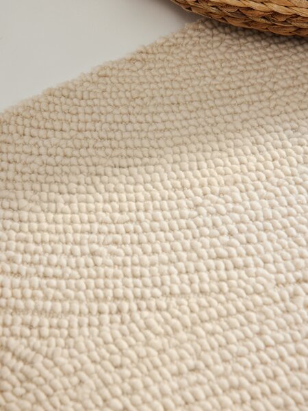 Hanse Home, Behúň Calmio 106220 Natural White, 80x200, biela, obývacia izba