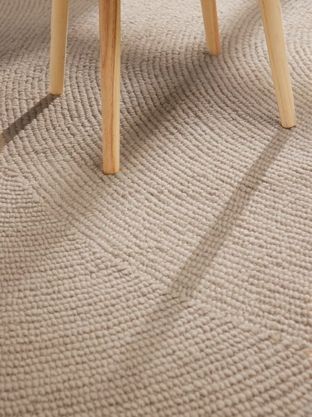 Hanse Home , Kusový koberec Eleni 106221 Hellbeige kruh, 120x120 (priemer) kruh, béžová, obývacia izba
