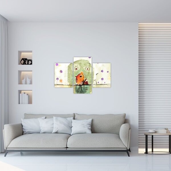 Obraz - Duša vtáčika (90x60 cm)