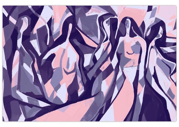 Obraz - Abstraktné ženy (90x60 cm)
