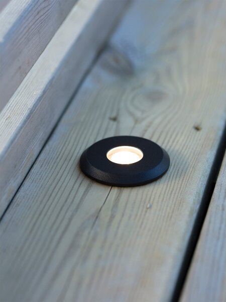 Markslöjd 107285 - LED vonkajšie zapustené svietidlo GARDEN24 LED/3W/24V IP44 čierne
